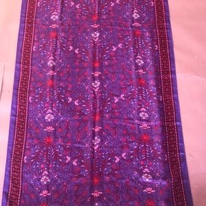 Silk and wool Tory Burch rectangle scarf